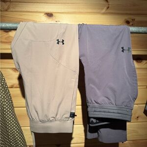 Under Armour Tan and Grey Bottoms